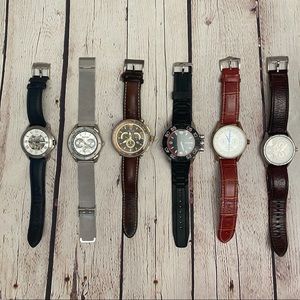 Men Used Watch Bundle 6pcs